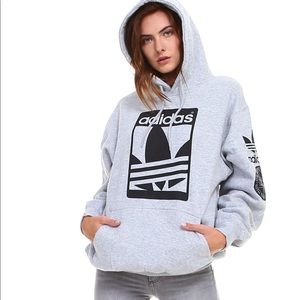 Adidas pullover hoodie box logo 5 starts rating